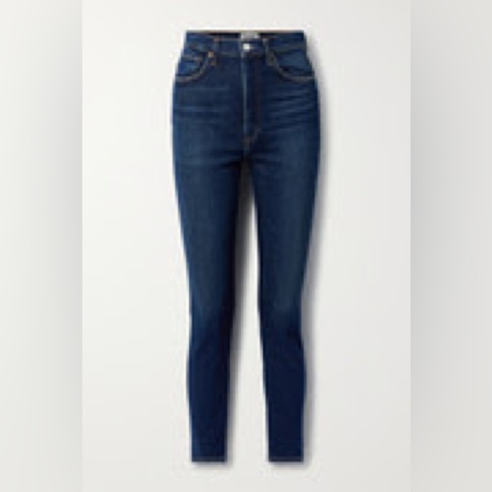 Agolde pinch waist high rise skinny jeans